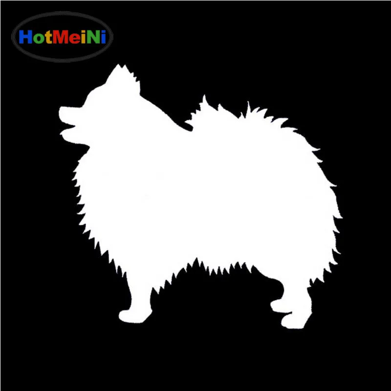 HotMeiNi автомобильный Стайлинг Pomeranian стикер на бампер для собак виды животных