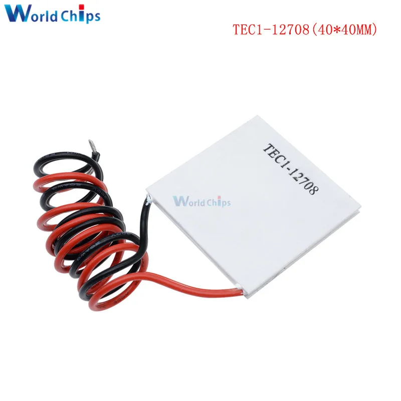 TEC1-12708 5 шт. TEC1 12705 12706 12715 04905 12710 12709 12703 12712 Термоэлектрический охладитель Пельтье TEC1-12706 12V Пельтье Elemente модуль - Цвет: TEC1-12708