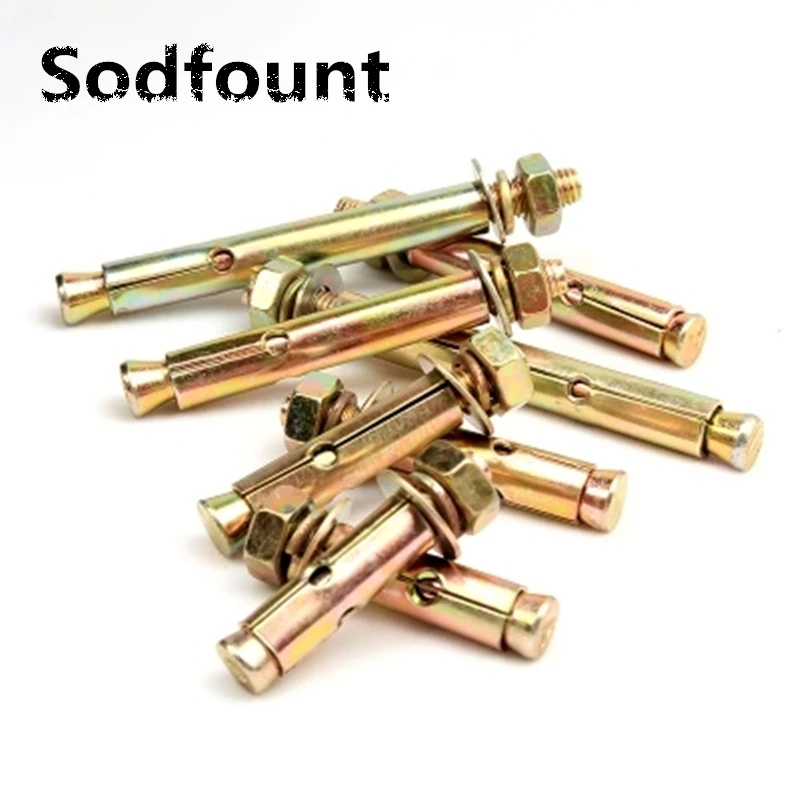 

1pcs Zinc plating expansion screw M10 expansion bolt screw Ceiling house lizard screws