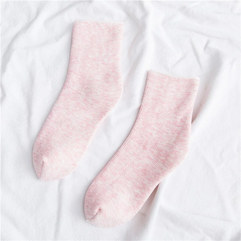 1 пара женские зимние носки теплые плотные мягкие повседневные однотонные