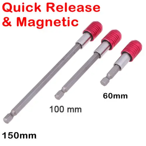 3x1/" шестигранный, магнитный хвостовиком Quick Release отвертка Extension держатель бит