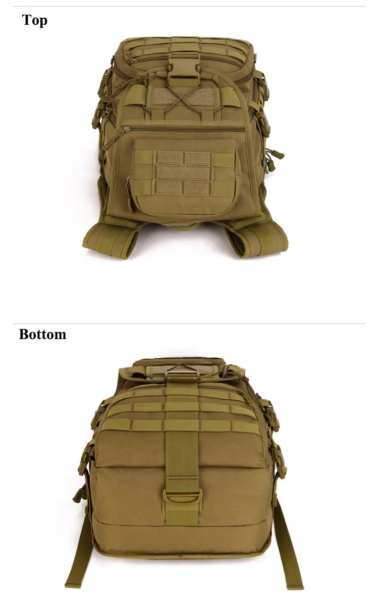 ACU/CP/Black Nylon 40L Tactical Backpack Rucksacks Military Army Bag Men Women Outdoor Waterproof Travel Hiking Camping Bag S413