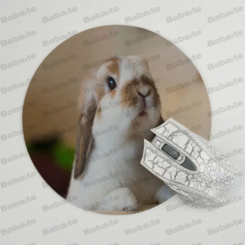 Babaite Custom Skin Cute bunny индивидуальные коврики для мыши компьютера Аниме Коврик и