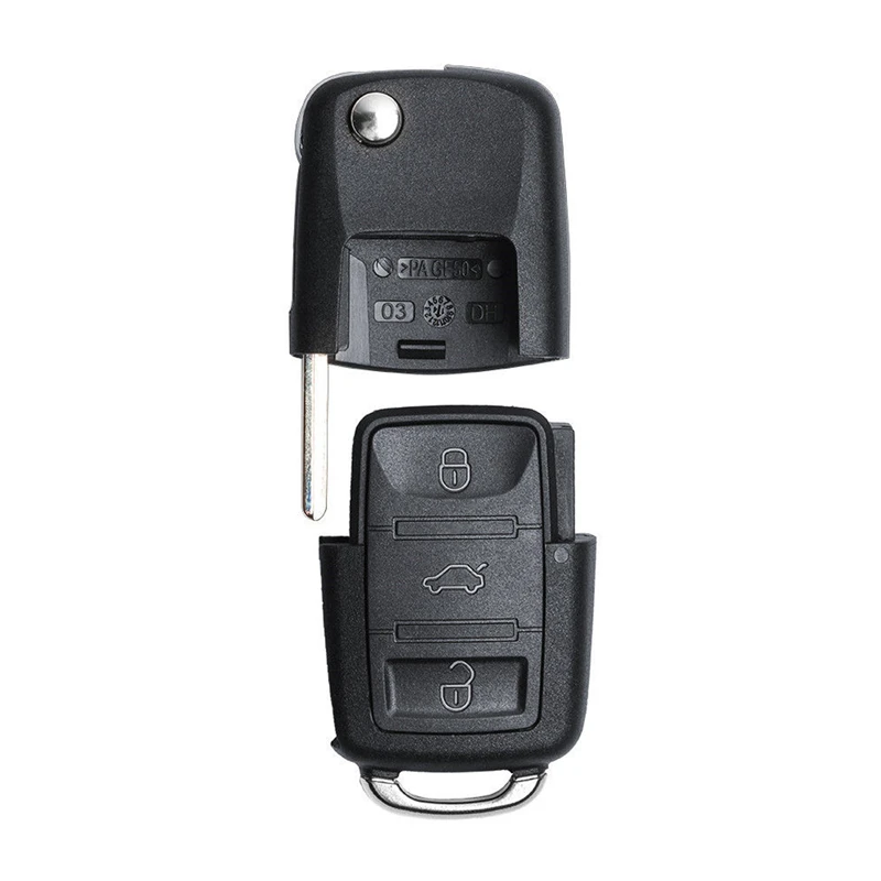 1K0 959 753 G 1K0959753G Folding Flip Key Keyless Entry Remote Transmitter For VW VOLKSWAGEN SEAT 3 Button 434MHZ with ID48 Chip |
