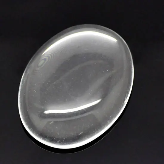 5 шт. срочная продажа декоративные стеклянные шары овальной формы с бесцветными