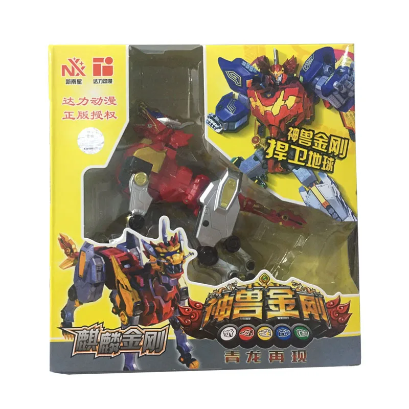 Kirin Фигурки детей подарки игрушки Трансформация Робот Ranger Megazord сборная фигурка - Цвет: Kirin