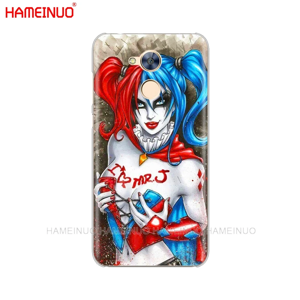 HAMEINUO Харли Квинн Отряд Самоубийц Джокер чехол для телефона huawei Honor 10 V10 4A 5A 6A 7A 6C 6X7X8 9 LITE - Цвет: 90863
