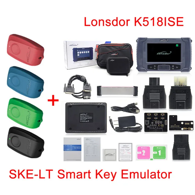 Белый Lonsdor k518ise Auto Key Программист с одометром регулировка для всех делает K518 ISE - Цвет: Белый