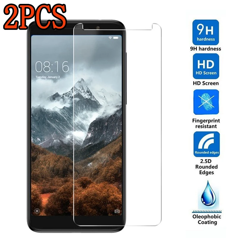 Высококачественное Закаленное стекло для Alcatel 3X 2 шт. в упаковке защитная пленка 9H