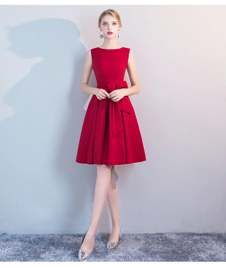 Винные красные коктейльные платья weiyin женские без рукавов Короткие Vestidos сексуальные коктейльные платья для выпускного вечера WY878