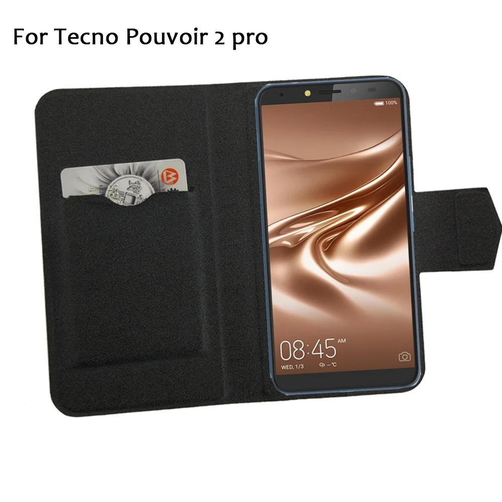 5 цветов Лидер продаж! Кожаный чехол для телефона Tecno power 2 pro защитный с откидной