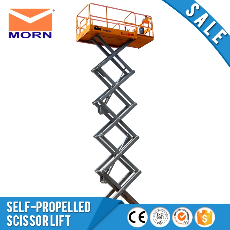 Самостоятельно батарея питание ножничный подъемник Электрический