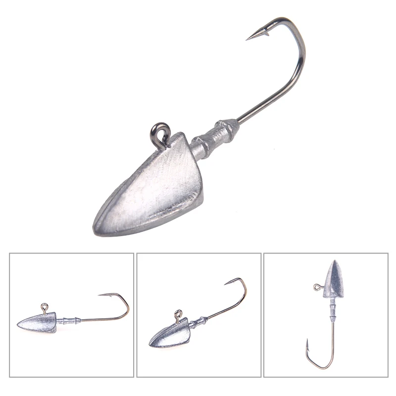 Крючки Fishinghooks 3 5 г 7 10 14 17 21 крючок с свинцовой головкой зажимной разноцветные