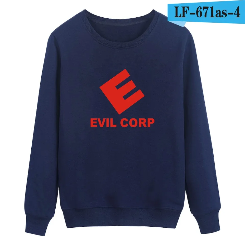 navy blue LUCKYFRIDAYF Mr Робот Fsociety хип стиль Мужская толстовка в стиле Харадзюку в мужчин s толстовки и свитшоты бренд 3xl 4xl - Цвет: navy blue