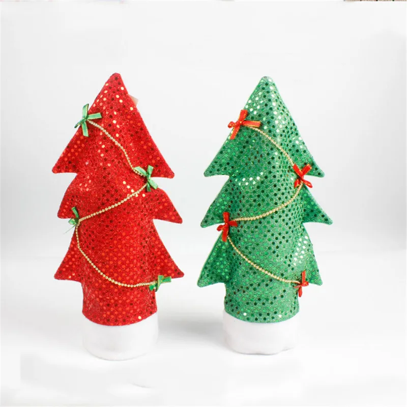 Новый горячий arbol de navidad набор бутылок для вина вечерние украшения дома
