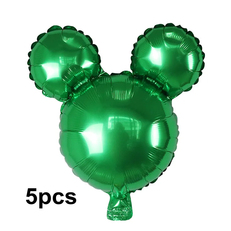 5pcs 114 см гигантский шар Микки и Минни Маус из фольги, украшения для вечеринки на день рождения, Детские вечерние принадлежности, игрушки-дудочки - Цвет: 5pcs