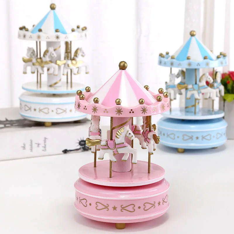 Merry-go-round музыкальные шкатулки Геометрическая музыка украшение детской комнаты