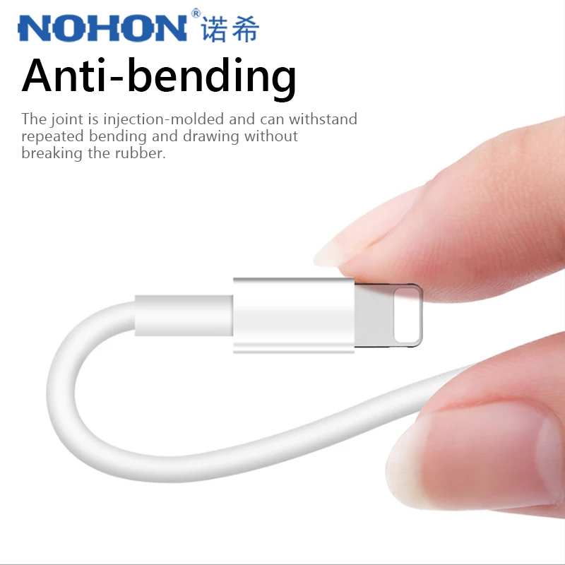 Кабель для зарядки NOHON 3 в 1 USB iphone 6s 7 8 X XS Type C Micro Android Samsung S8 S9 Huawei зарядный