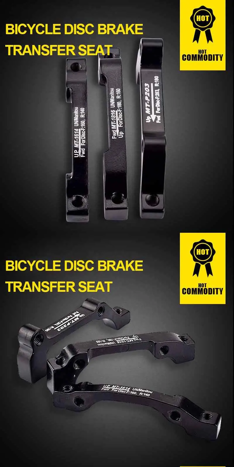 MTB Mountain Bike Disc Brake IS PM A B to PM A Disc Brake Mount Adapter Disc Brake Fixed Bracket Disc Adapter Bracket