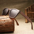 Деревянные солнцезащитные очки ручной работы HDCRAFTER для мужчин и женщин, поляризационные солнцезащитные очки в стиле ретро с защитой от УФ-лучей 100%