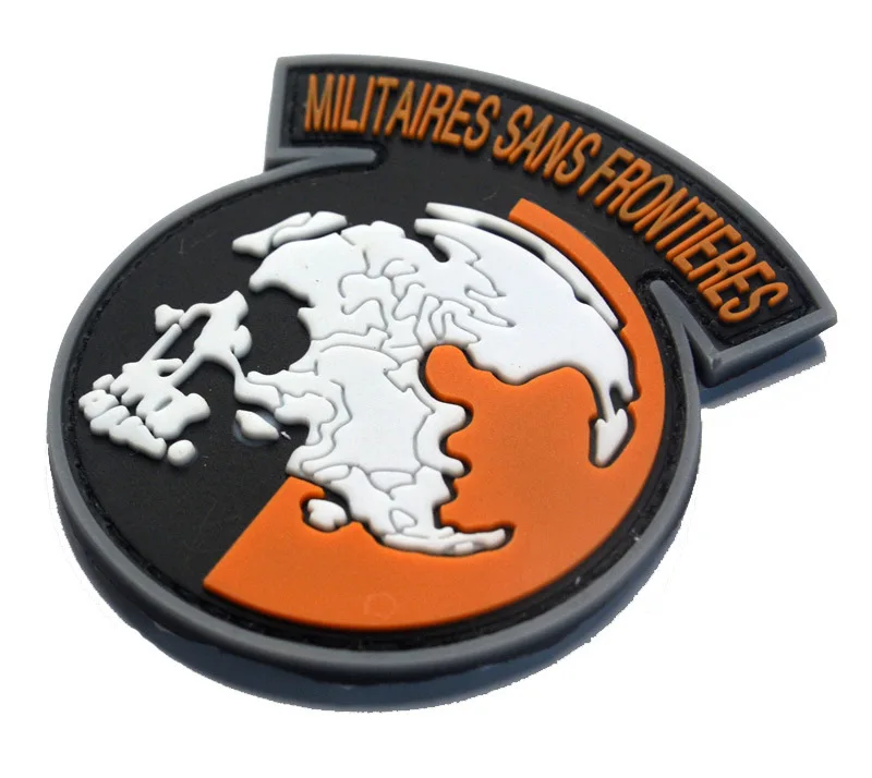 MILITAIRES Врачи без границ металлический Шестерни однотонные армии ПВХ тактические