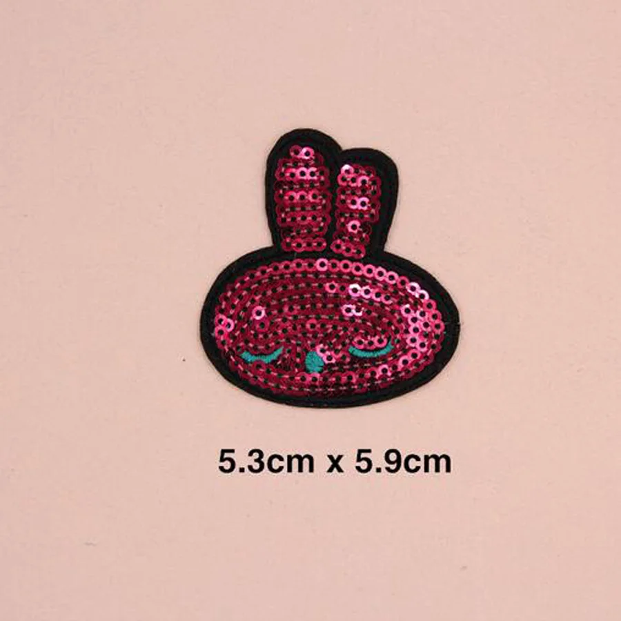 1X блестки вышитые Совы рубиновые наклейки на одежду сумка ПРИШИТАЯ железная