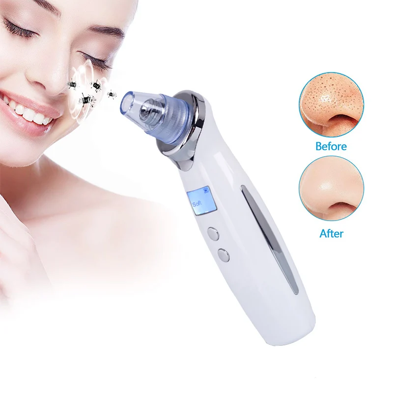 Удаление угрей вакуумный очиститель пор 2018 USB Перезаряжаемый акне Комедон