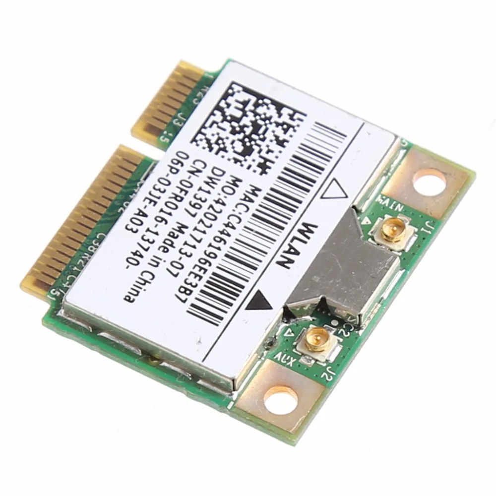 54 М беспроводная Wifi Мини карта PCI E для Dell DW1397 0KW770 Broadcom BCM94312HMG2L|Сетевые карты| |