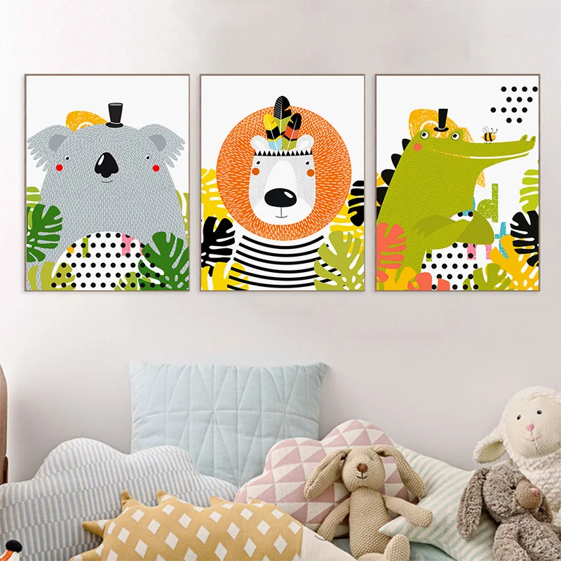 Детская комната Спальня украшение живопись мальчик девочка современный