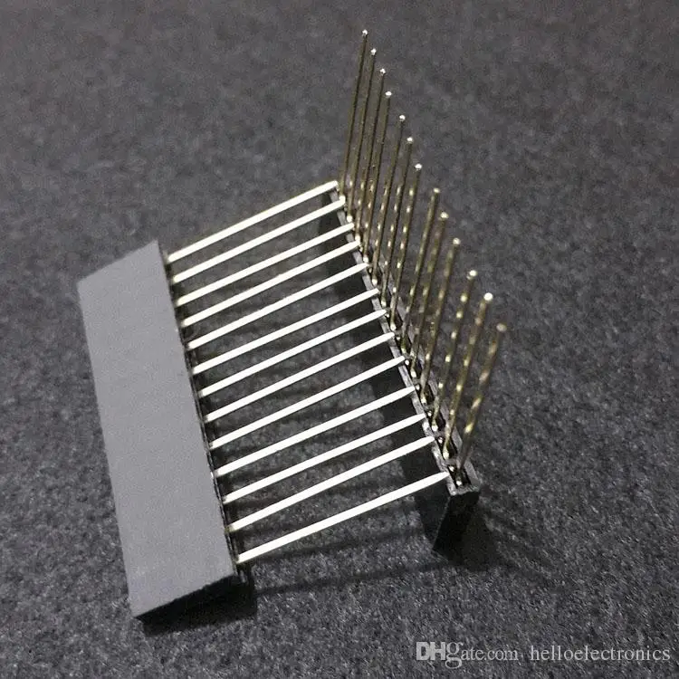 Hellotronics 50 шт./лот 8,5/0/10,5 мм 0,1 ''шаг 0.4U с позолотой укладки заголовок 1x13 стекируемые женский Заголовок