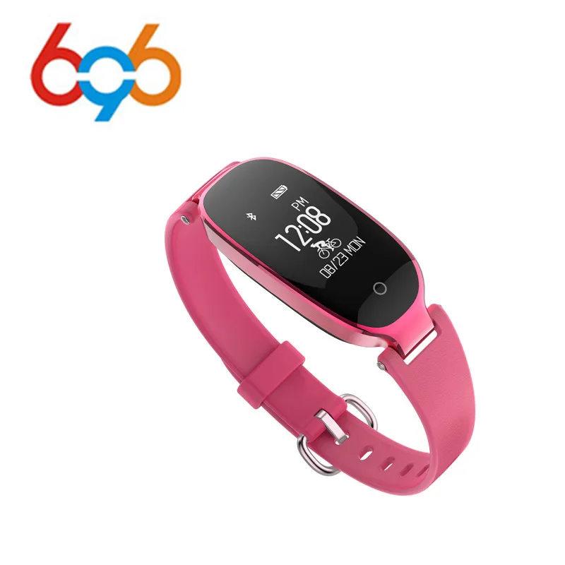 696 S3 девушка Для женщин мода Smart Сердечного ритма Шагомер монитор браслет Smartband