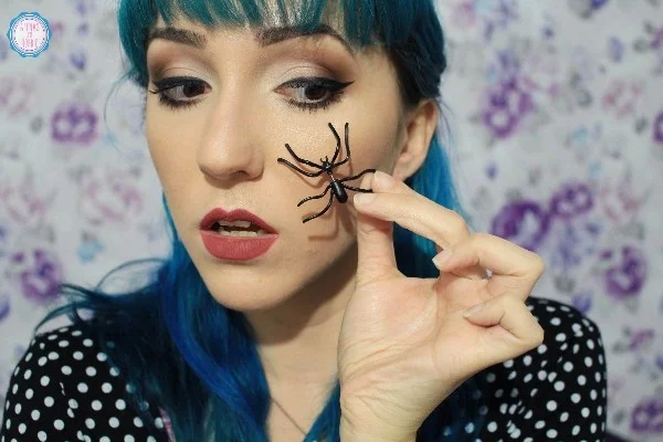 2 шт. Черный Паук уха шпильки Хэллоуин бижутерия панк серьги матовые Chic Earstud