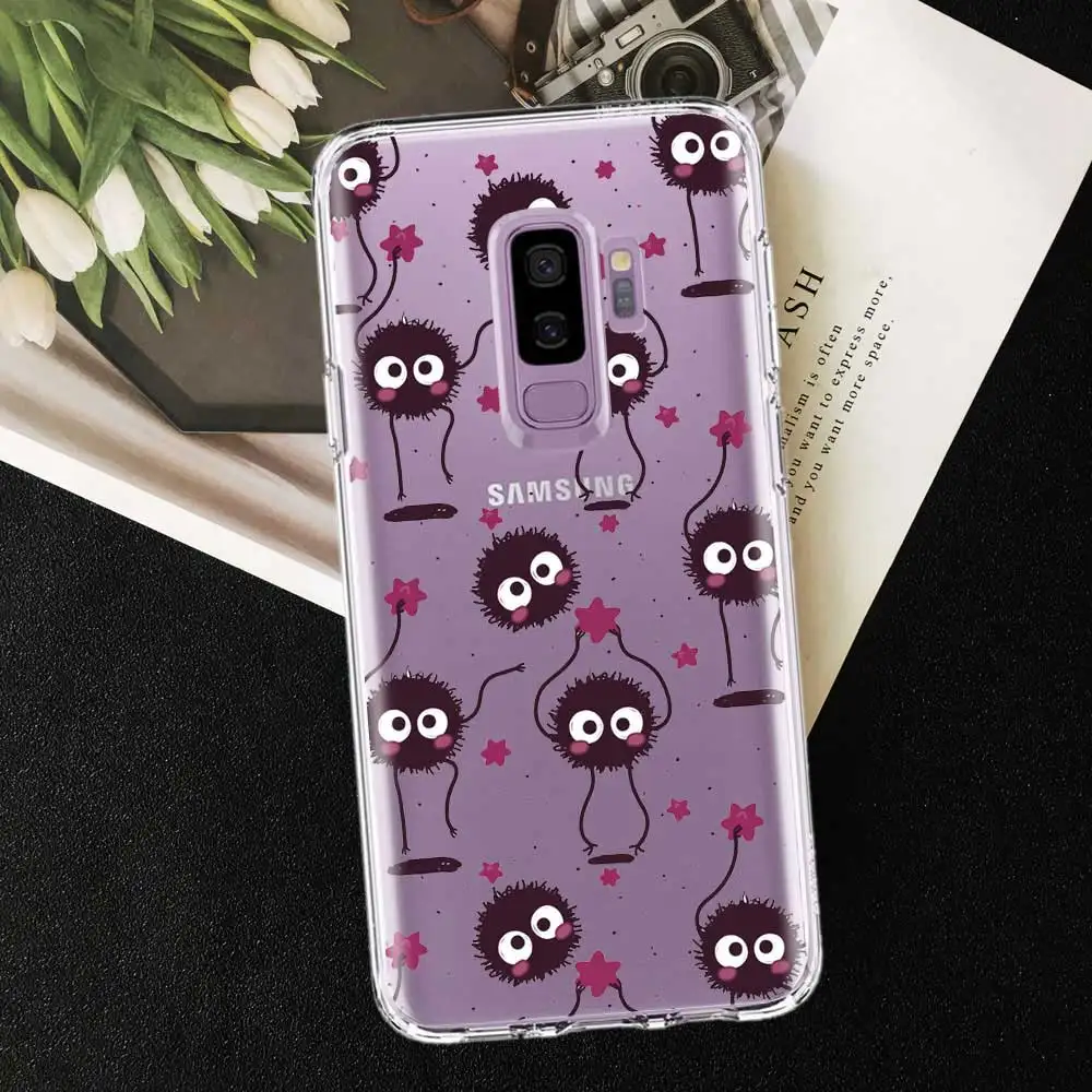 tpu A815 Милый чехол для телефона с персонажем аниме Kaonashi Spirited Away Ghibli для samsung S10 S9 S8 Plus s7 s6 edge a6 a5 TPU силиконовый чехол - Цвет: tpu A815