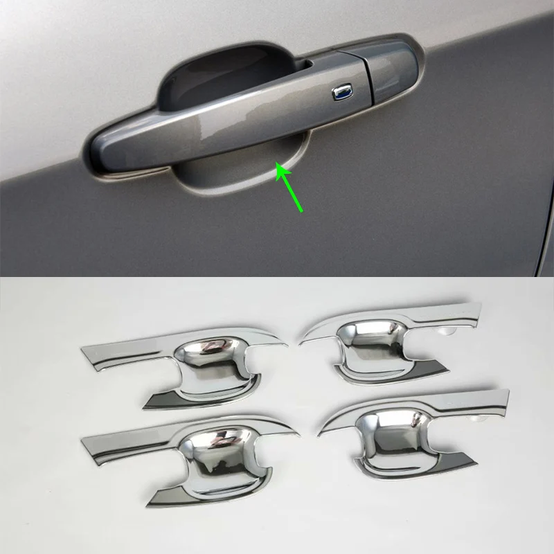 

Для Chevrolet Equinox 2017 аксессуары для стайлинга автомобилей внешние украшения ABS Хромированная дверная ручка Чаша крышка планки