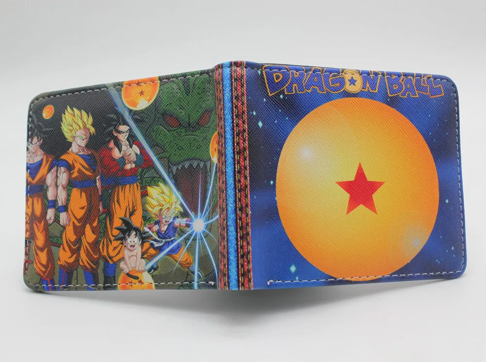 Мужской женский кошелек Dragon Ball Z кошелек молодых студентов аниме модные короткие кошельки мультфильм комикс кошелек доллар цена Otaku подарок