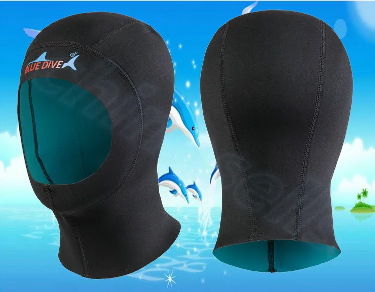 10PCS 1mm Neoprene adult kid fishing Snorkeling Hood Cap Swim Protect Hair Mask Waterproof Scuba Diving Hat swimming cap Wetsuit
