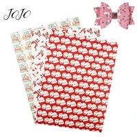 jojo bows 2230cm thin glitter fabric for craft printed sheet for needlework clothing sewing material home textile diy hair bows