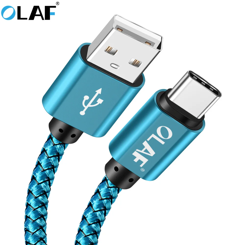 Олаф 3 м usb type C кабель UBS-C 2A Быстрая зарядка type-C кабель для синхронизации данных для samsung Note 8 9/S8 Nexus 6P 5X nintendo Switch