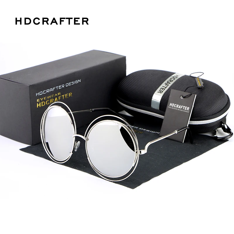 Бесплатная доставка Новые Модные солнцезащитные очки для женщин круглые