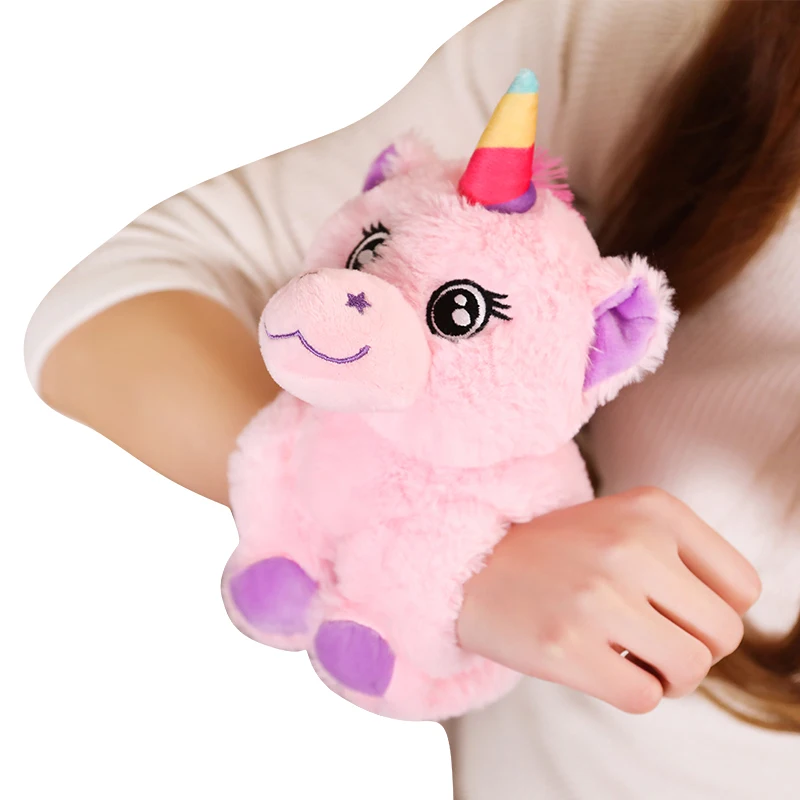 Единорог на руку Huggers набивное животное детская игрушка Хлопушка браслет Kitty