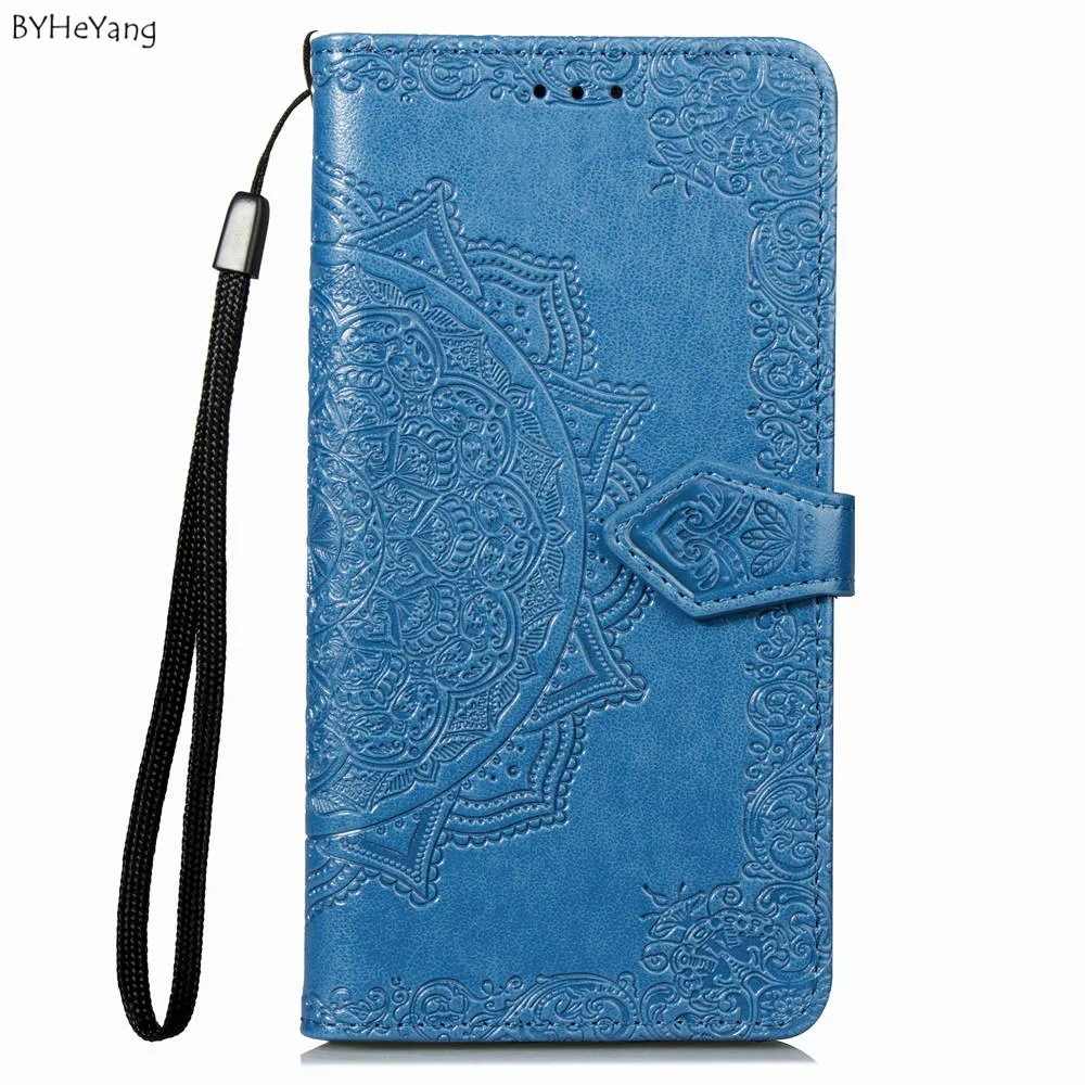 BYHeYang для Huawei Honor 10 Lite роскошный кожаный чехол кошелек с подставкой откидной Чехол