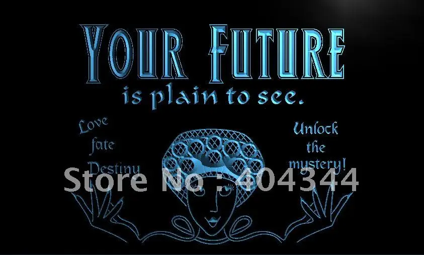 

LK440- Your Future is Plain Mystery Medium Light Sign home decor crafts
