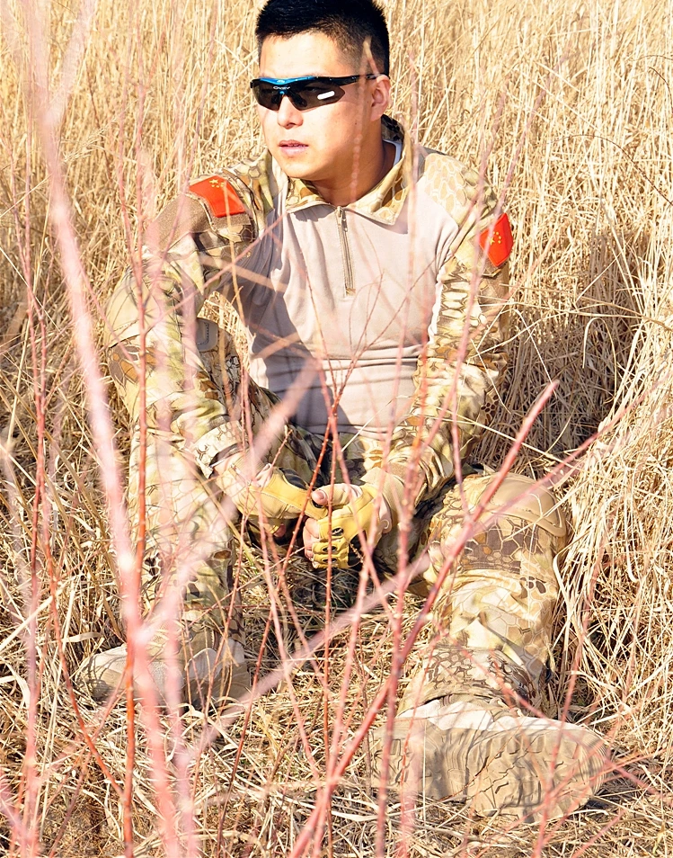 Тактическая камуфляжная форма Gen3 боевая рубашка штаны военный страйкбол