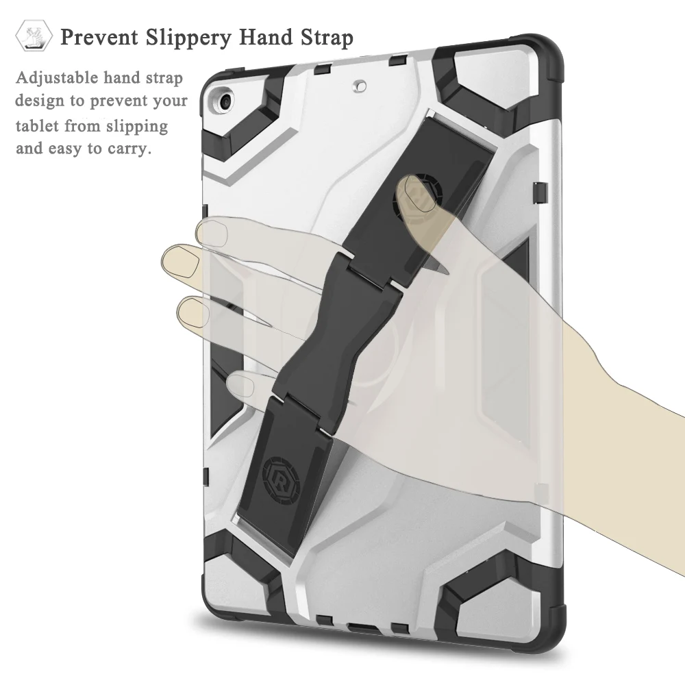 Противоударный чехол с откидной ножкой и полной защитой для нового iPad 9 7 дюйма 2017