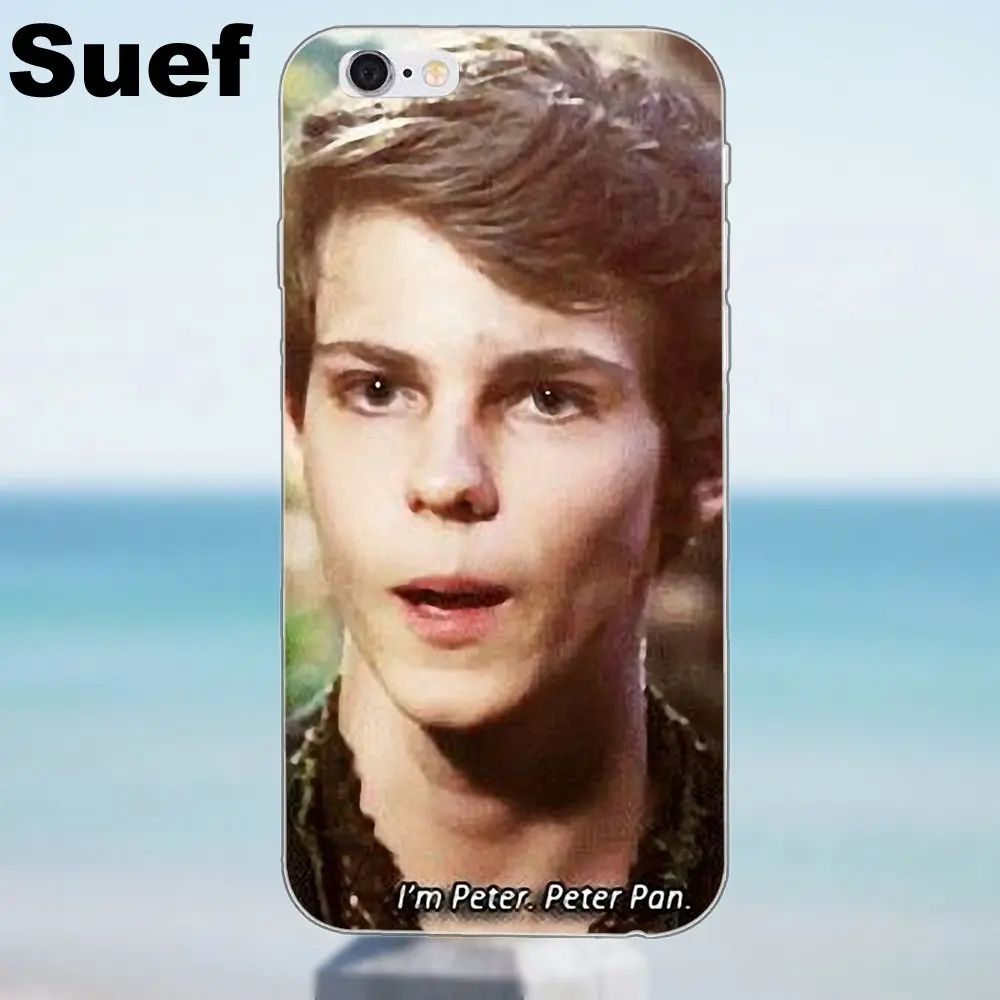 Suef для iPhone 4 4S 5 5S 5C SE 6 6S 7 8 Plus X Galaxy J1 J3 J5 J7 A3 A5 2016 2017 TPU печать Питер Пэн один раз|for