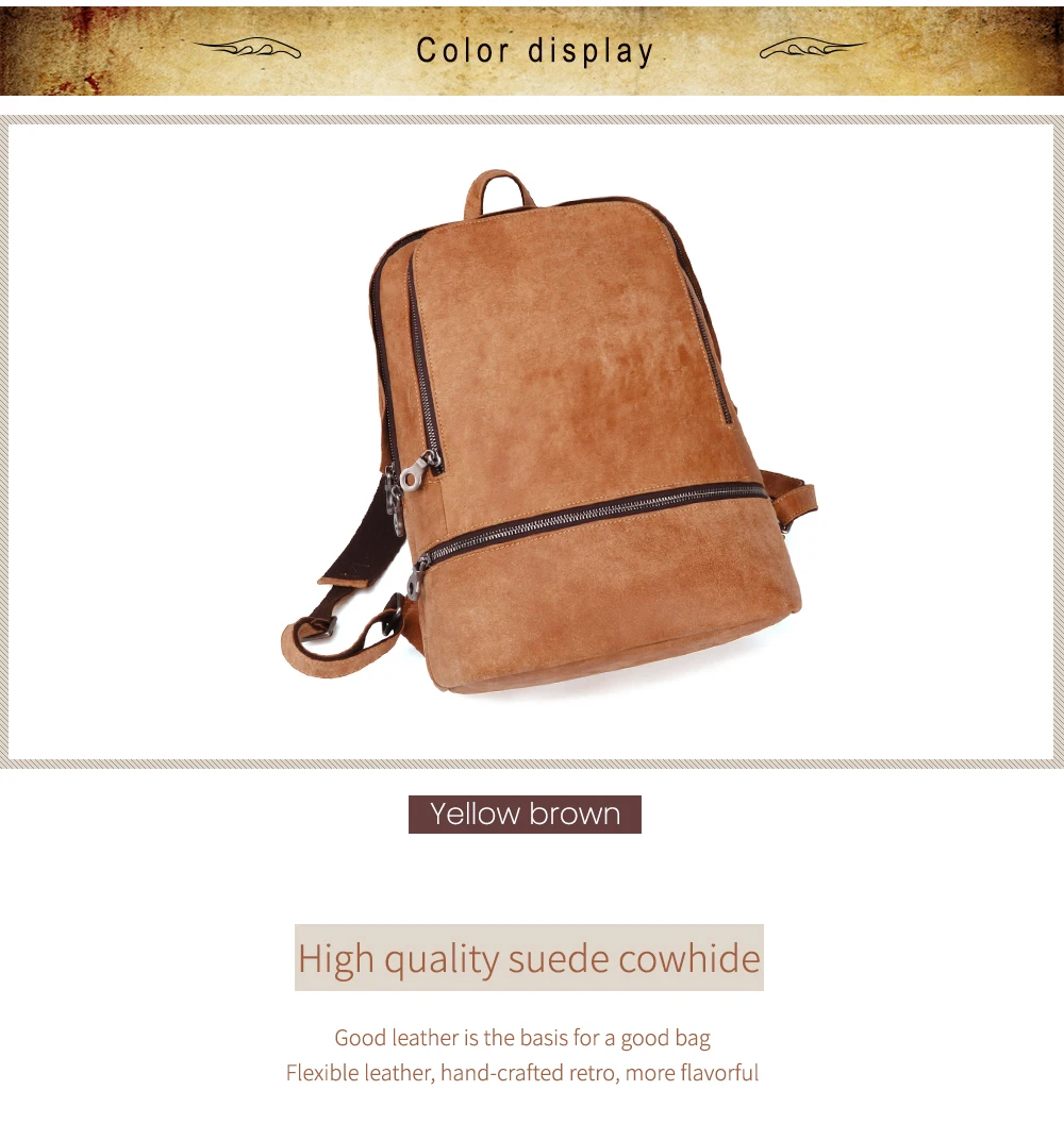 JOYIR рюкзак из натуральной кожи, мужской походный рюкзак для ноутбука 15,", рюкзак для ноутбука, рюкзак для путешествий, мужские рюкзаки, модная школьная сумка, рюкзак