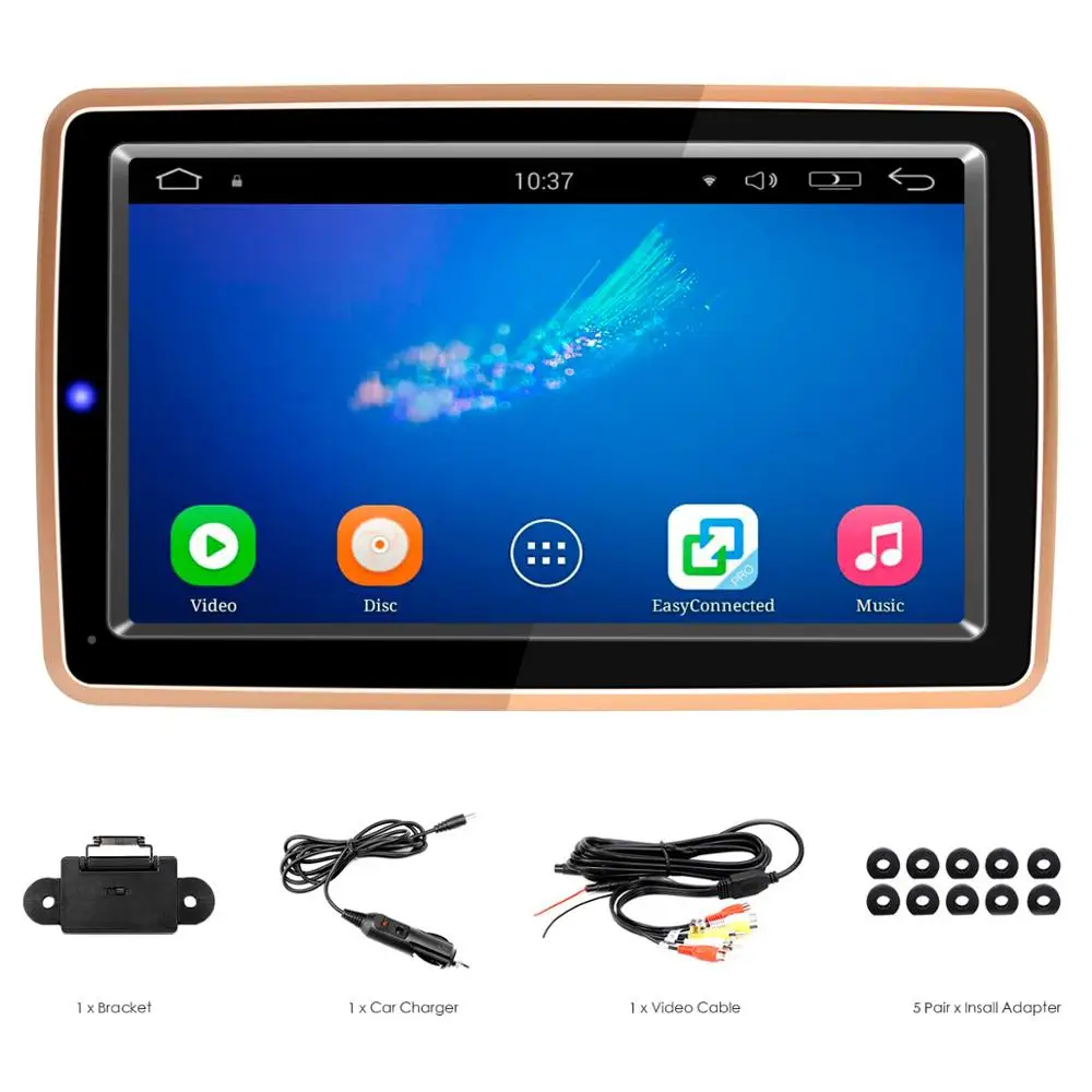 Autowings 10.1 android 5.1 четырехъядерный процессор сенсорный экран подушка подголовник