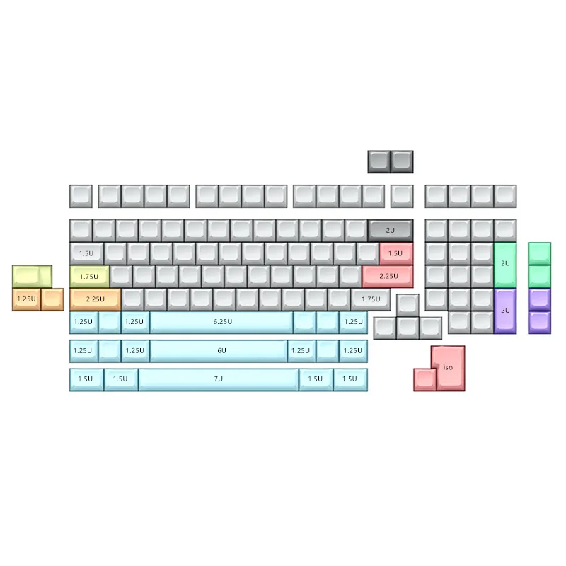 В наличии KBDfans' KBD19X 90% механическая клавиатура DIY комплект бесплатная доставка dhl