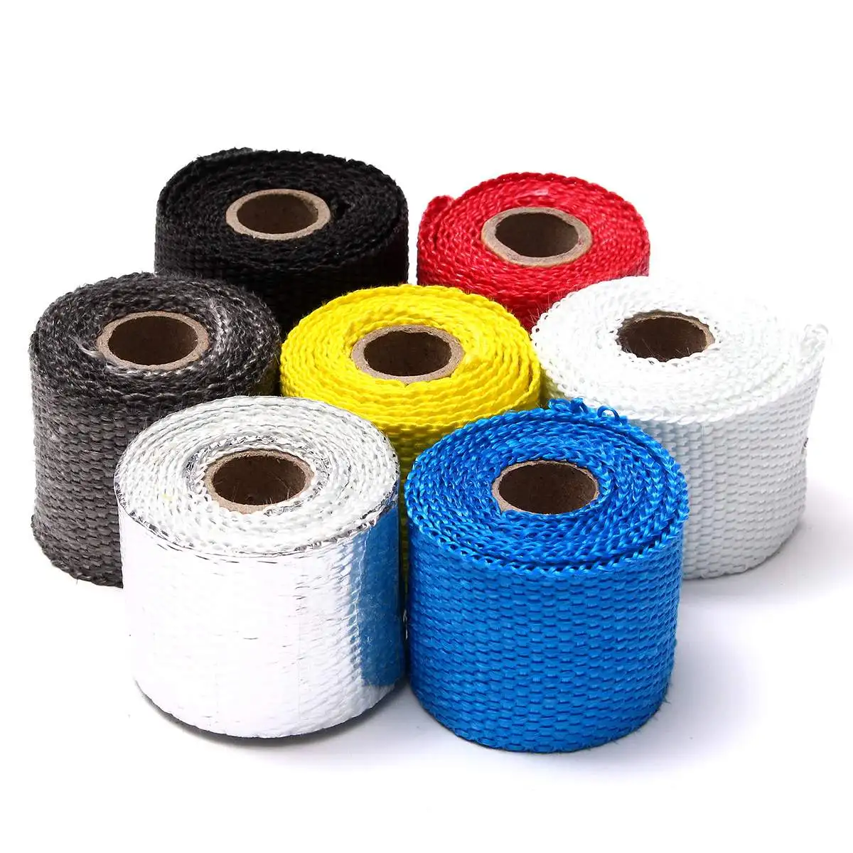 2 м мотоциклетная выхлопная труба теплозащитная обертка из стекловолокна для BMW