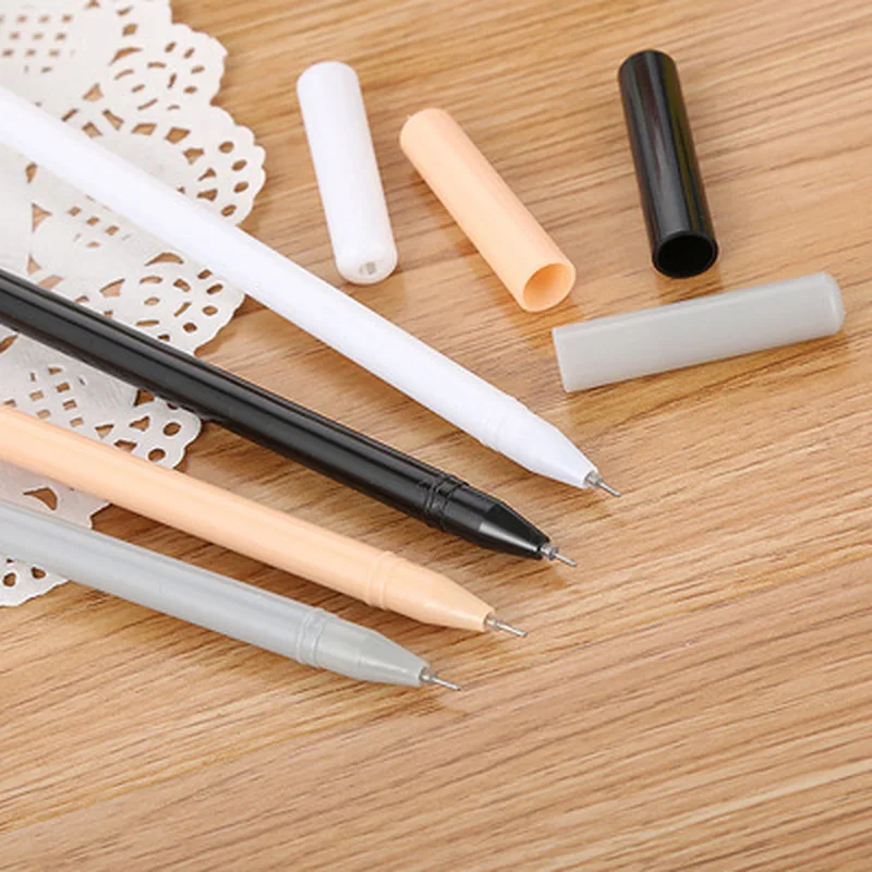 1pcs Cat Cute Pens 0.5mm Kawaii Pen Novelty Stationery Cute Pens Student Black Writing Gel Pen Kawaii Stationery School Supplies